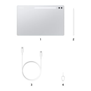 SAMSUNG Galaxy Tab S10 Ultra (12 GB RAM, 256 GB Storage), Wi-Fi + 5G Tablet - Platinum Silver - Image 4