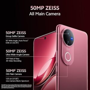 vivo V50 5G (8GB RAM, 128GB Storage) - Rose Red - Image 7