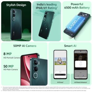 vivo Y31 5G (6GB RAM /128GB Storage) - Diamond Green - Image 2
