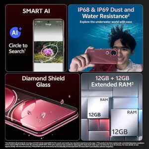 vivo V50 5G (8GB RAM, 128GB Storage) - Rose Red - Image 5