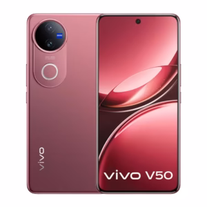 vivo V50 5G (8GB RAM, 128GB Storage) - Rose Red - Image 1